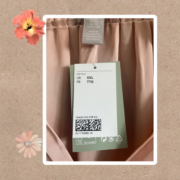 H&M peach blouse. Size XXL. - Picture 2 of 3